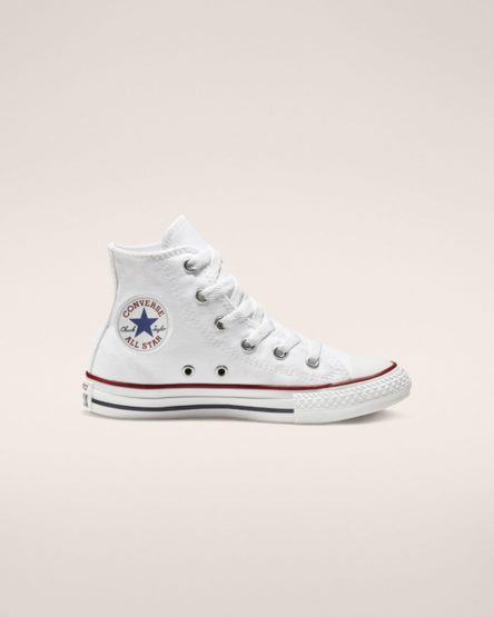 Boys' Converse Chuck Taylor All Star Classic High Top Shoes White | AU 980C5U